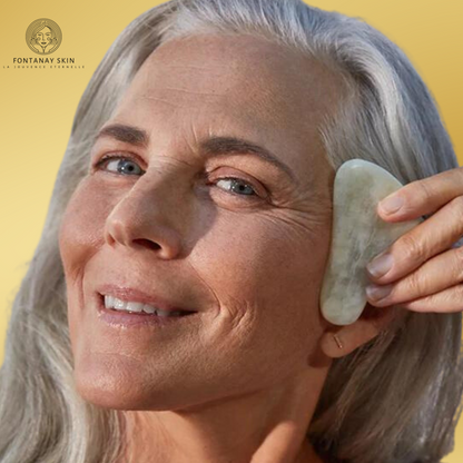 Coffret pierre de Jade Roll-on et Gua Sha FontanaySkin™
