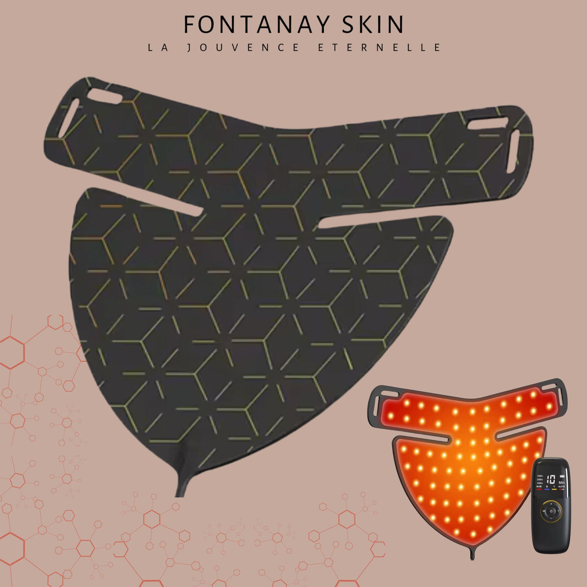 Masque LED Anti-Âge Pro - Cou et Décolleté