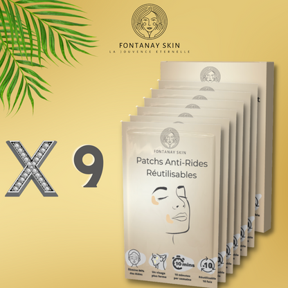 Pack Patchs Visage Anti-Rides Réutilisables FontanaySkin™