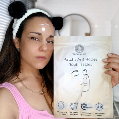 Patchs Visage Anti-Rides Réutilisables FontanaySkin™